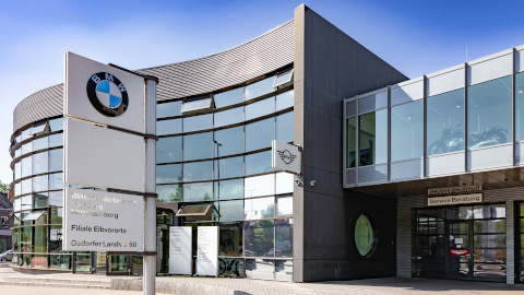 BMW Niederlassung Hamburg Filiale Elbvororte Front