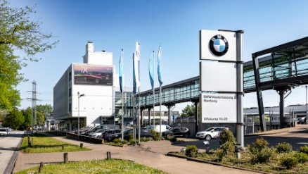 BMW Niederlassung Hamburg Hauptbetrieb Offakamp Front